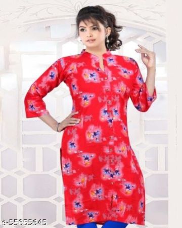 Fancy Women's Red Kurti