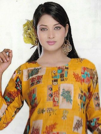 Women's Yellow Printed Palazzo Set (XXL)