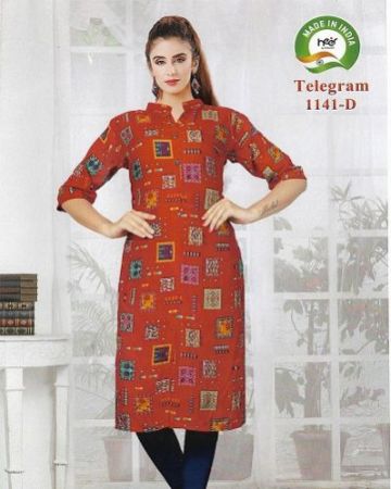 Dark Brown Exclusive Kurti (XL)