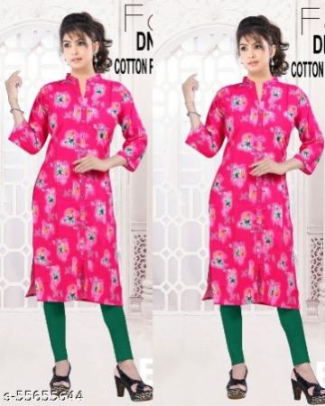 Fancy Women's Pink Kurti