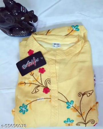 Yellow Fancy Kurti